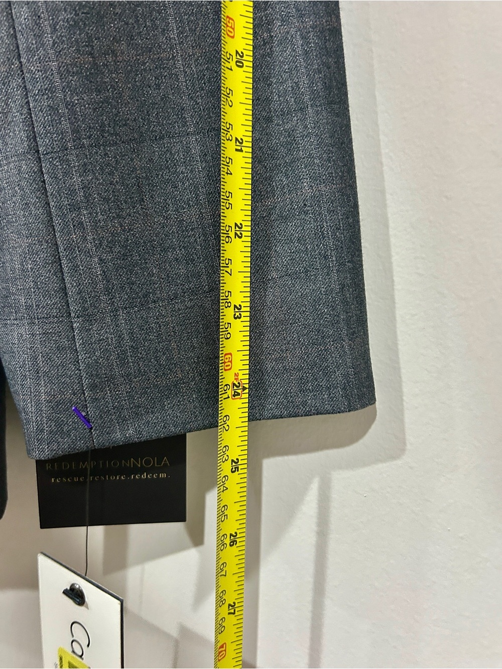 Calvin Klein Gray Plaid Women's Blazer - Picture 3 of 14
